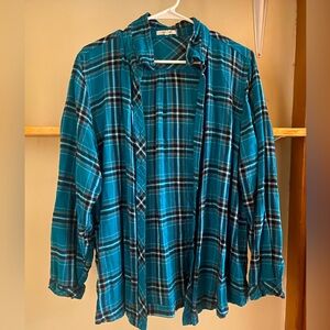 Maurice’s Turquoise Flannel